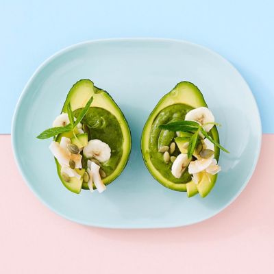 Smoothie Avocado Boat