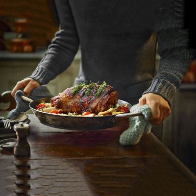 Balsamic Lamb With Crispy Potatoes