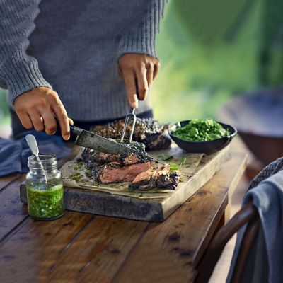 Lamb Shoulder With Fresh Mint Salsa Verde