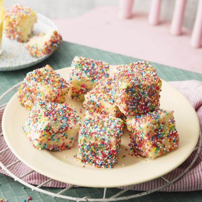 Fairy Bread Lamingtons