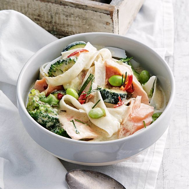Fragrant Thai Green Salmon Curry