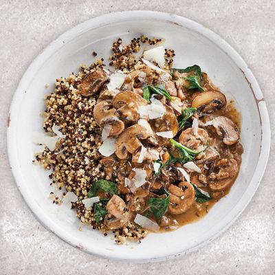 Red Wine & Mushroom Ragu with Quinoa