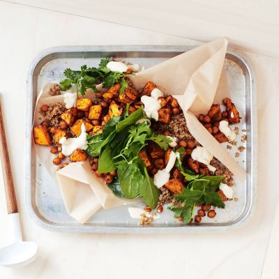 Spiced Pumpkin, Chickpea & Quinoa Salad