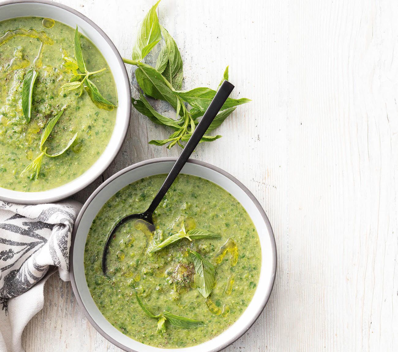 Pea and deals spinach soup