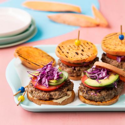Sweet Potato Beef Burgers