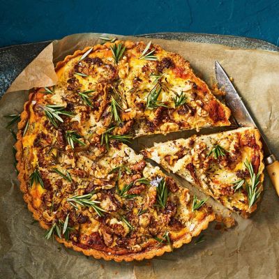 Cauliflower, Gorgonzola & Walnut Tart