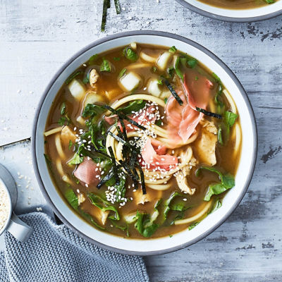 Udon Noodle & Tofu Soup