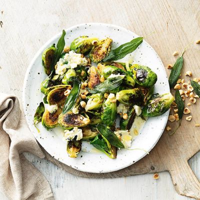 Brussels Sprouts With Hazelnuts & Sage