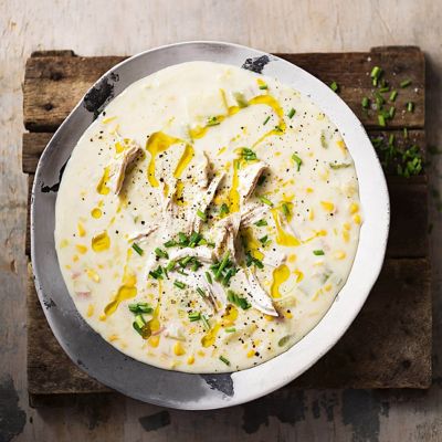Chicken, Corn & Leek Chowder