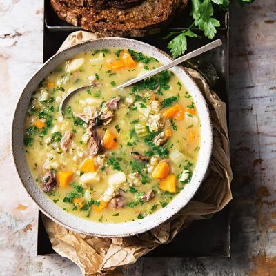 Lamb Shank & Barley Soup