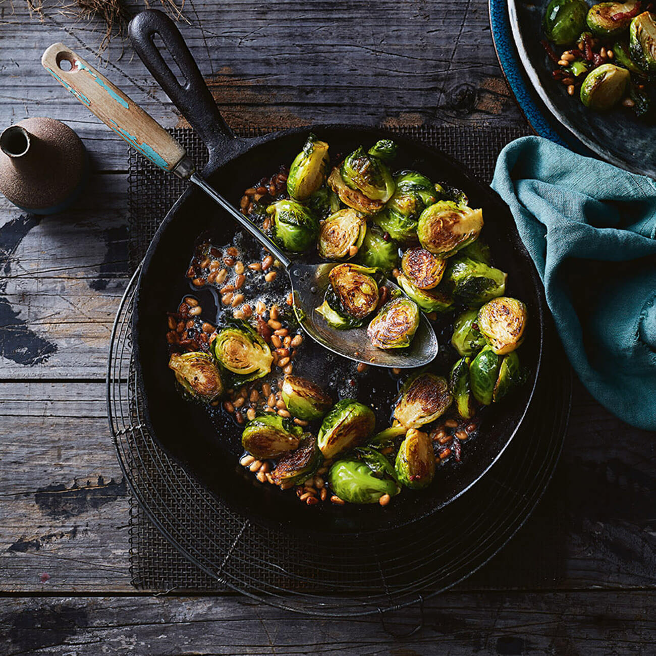 Pan-Fried Brussels Sprouts