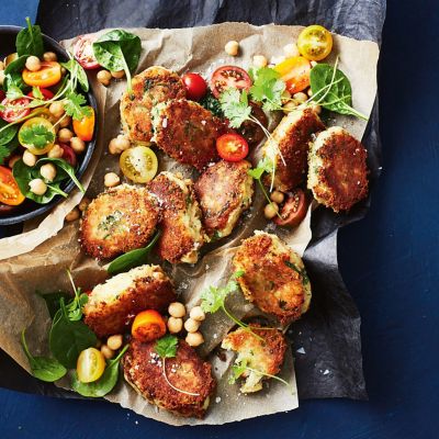 Prawn Kofta With Chickpea Salad