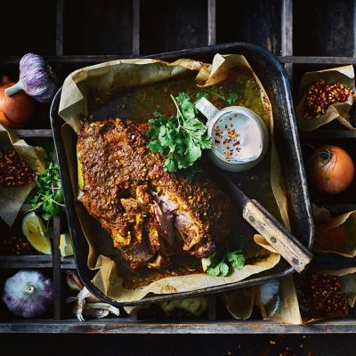 Slow-Roasted Tandoori Lamb Shoulder