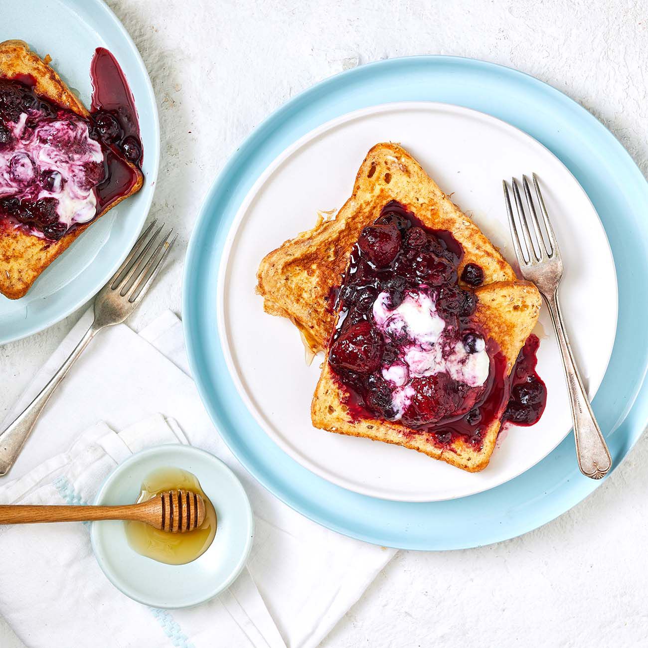 15Minute French Toast With Berry Compote Recipe Woolworths