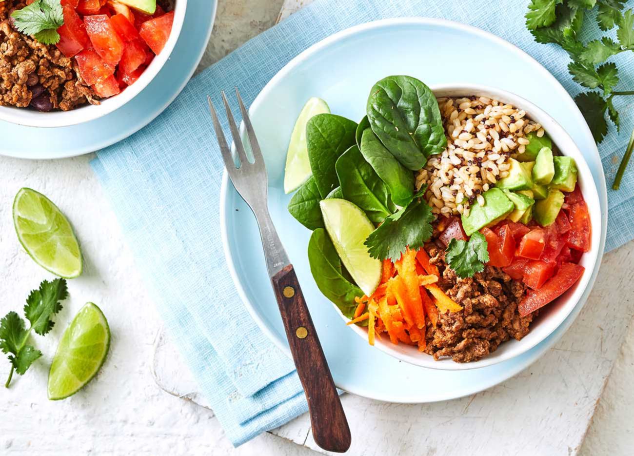 15 minute Mexican burrito bowl