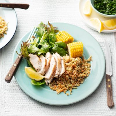 20-Minute Chicken & Vegetable Rice