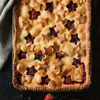 Berry & Rhubarb Pie