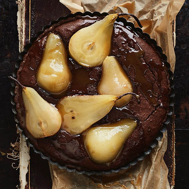 Chocolate & Pear Pie