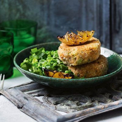 Crispy Salmon Potato Cakes