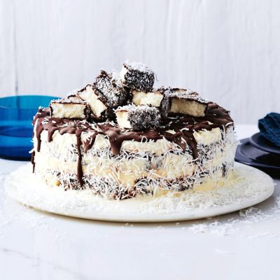 Lamington Ice-Cream Cake