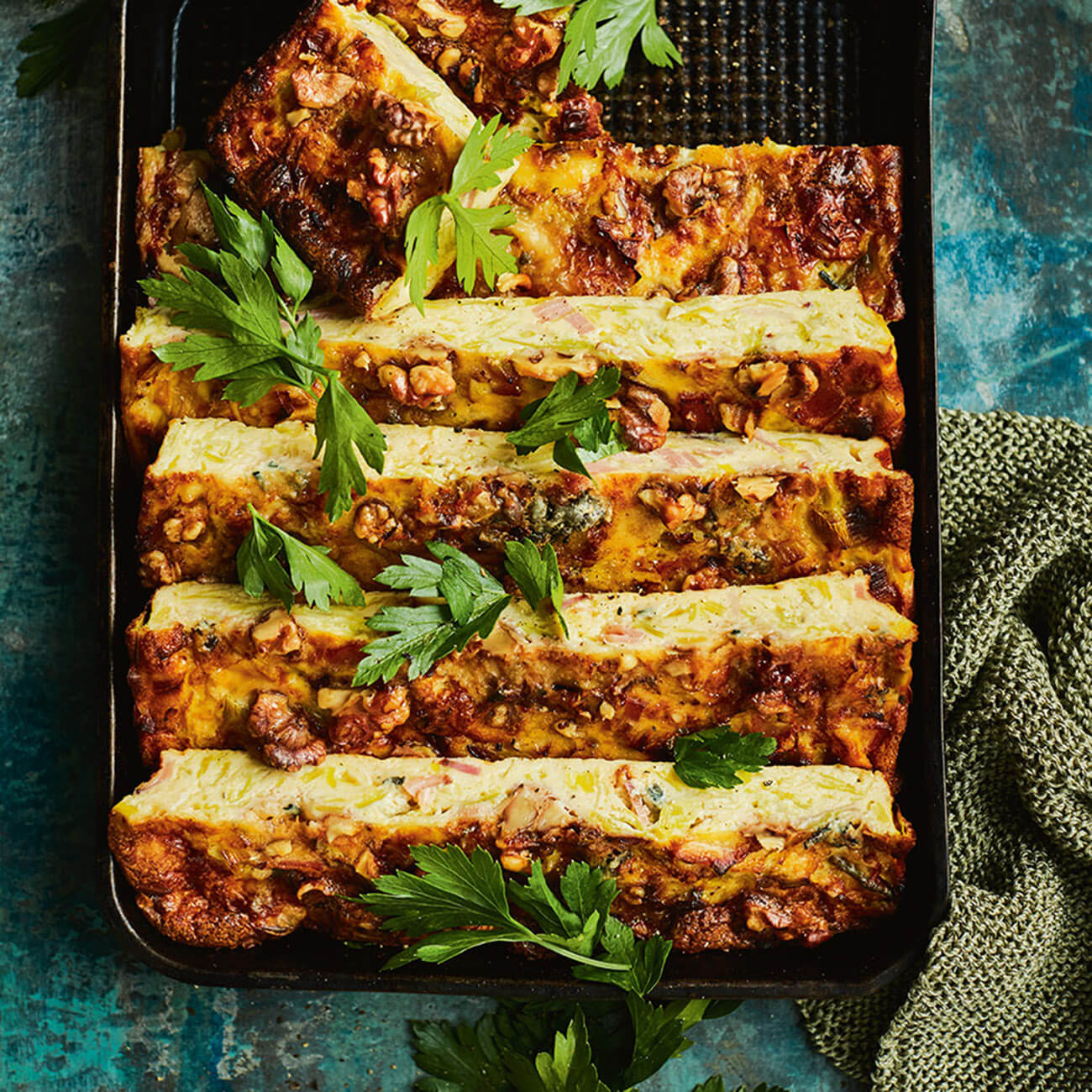 Leek & Blue Cheese Slice