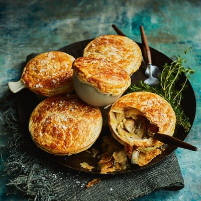 Leek & Mushroom Pot Pies