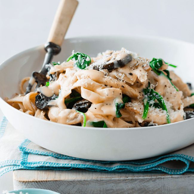 Light & Creamy Chicken Carbonara
