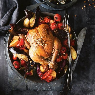 Mediterranean-Style Roast Chicken