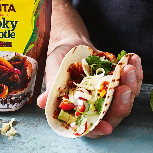 Smoky Chicken & Corn Fajitas