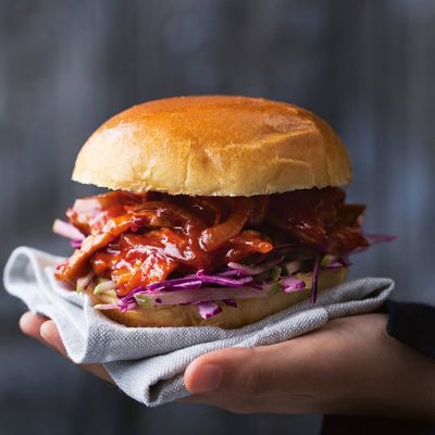 Southern-Style Bbq Pork Burgers