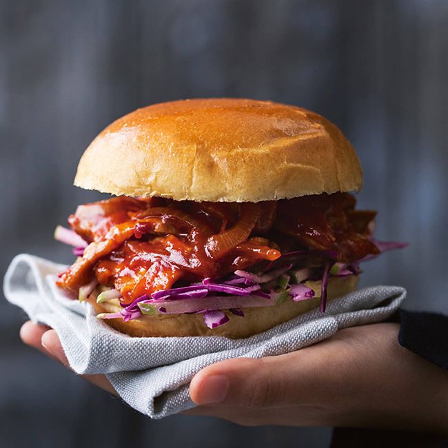 Southern-Style Bbq Pork Burgers