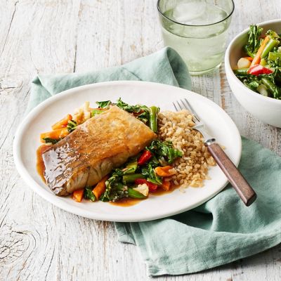 Teriyaki Barramundi With Vegetable Stir Fry