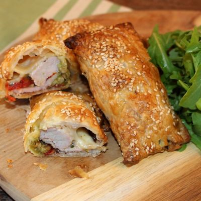 Three Aussie Farmers Pork Porterhouse Pesto Puffs