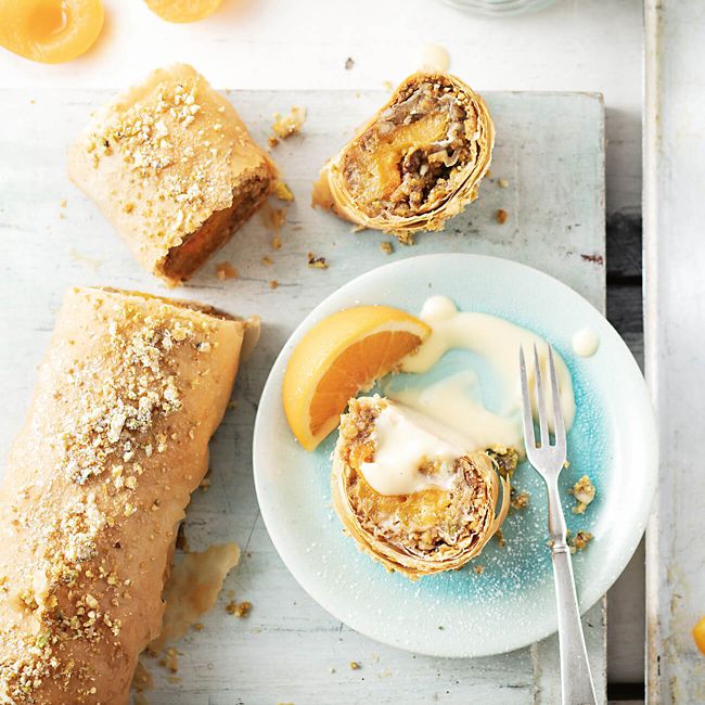 Apricot Baklava Strudel