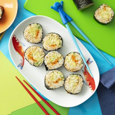 Chicken & Avocado Sushi
