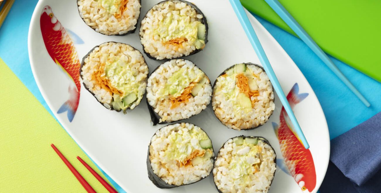 Chicken & Avocado Sushi