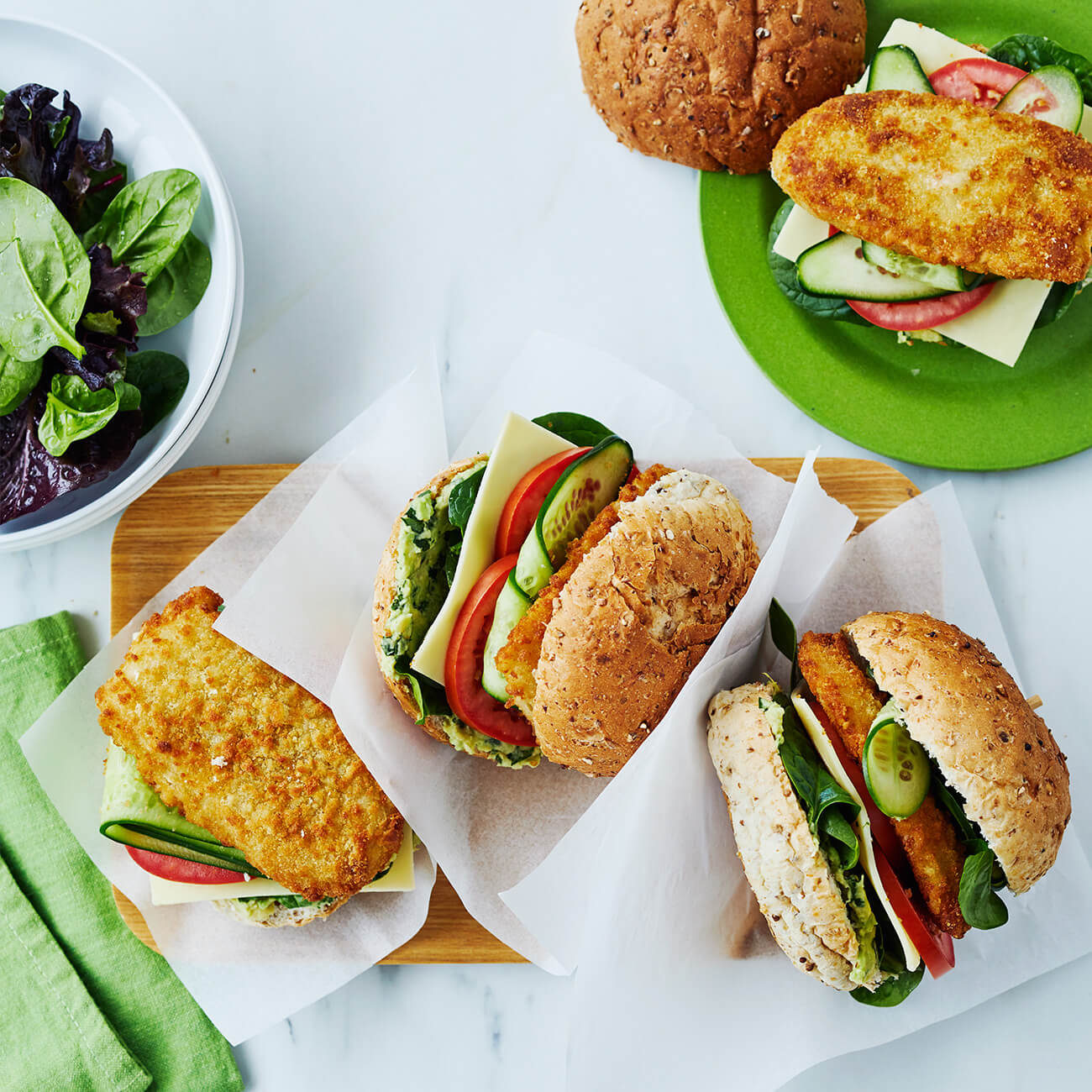 Crumbed Fish Rolls