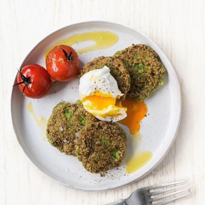 Green Pea & Semolina Fritters