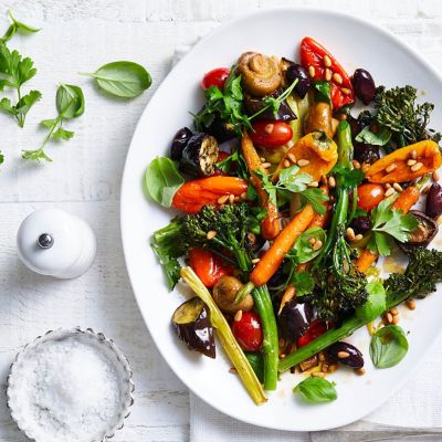 Mediterranean Roasted Vegetable Salad