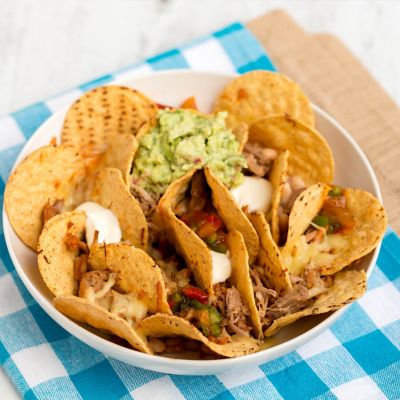 Three Aussie Farmers Slow Cooked BBQ Pulled Pork Nachos