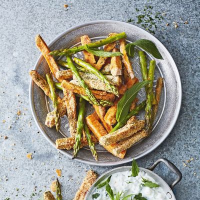 Zucchini, Pumpkin & Asparagus Chips