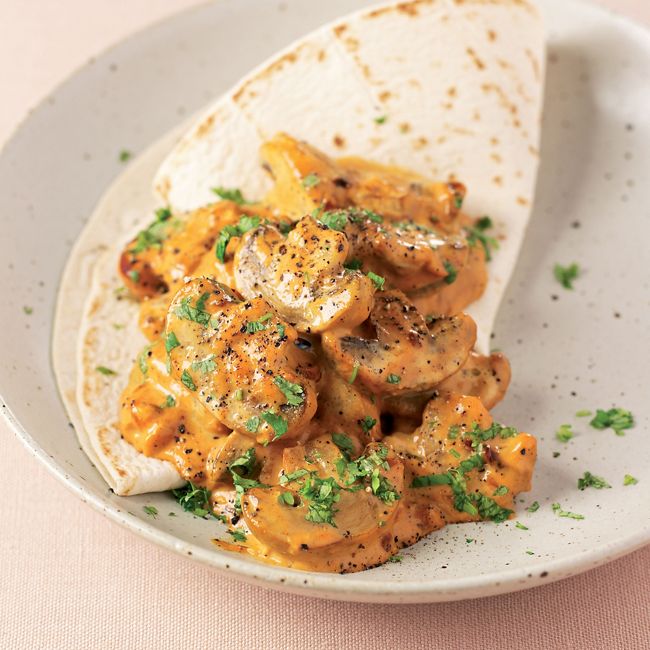 Creamy Spiced Mushrooms
