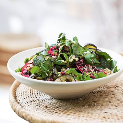 Barley, Pomegranate & Date Salad