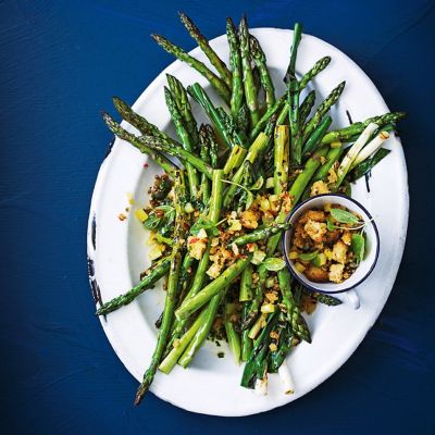 Chargrilled Asparagus With Preserved Lemon