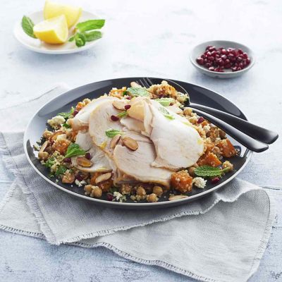 Chicken & Roasted Pumpkin Quinoa Salad