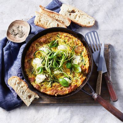 Prawn & Zucchini Frittata