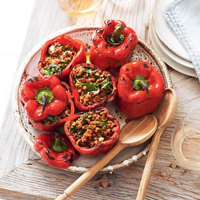 Spicy Stuffed Capsicums