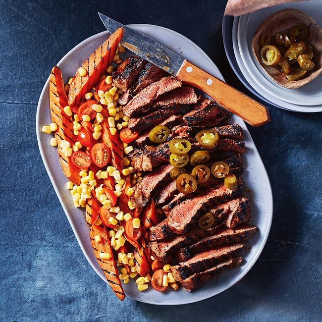 Texan Beef With Sweet Potato Salad