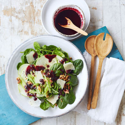 Waldorf Salad With Blueberry Dressing