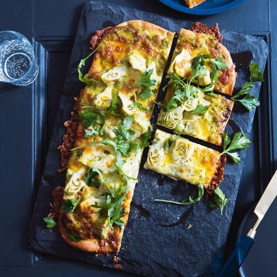 Artichoke, Mozzarella & Rocket Pizzas